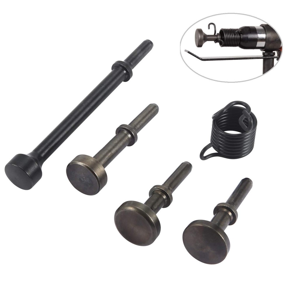 Anndason 5 Pcs Smoothing Pneumatic Air Hammer Chisel Bits Black