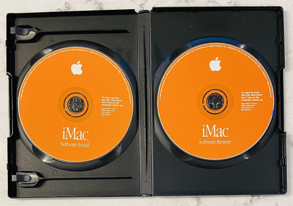 OS 9.0 SSW Version 8.6 Installation & Software Restore Disc Set iMac DV Models