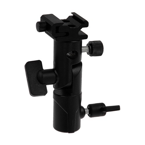 Elite Flash Umbrella Bracket - Swivel/Tilt Head, Light stand mount for Flash