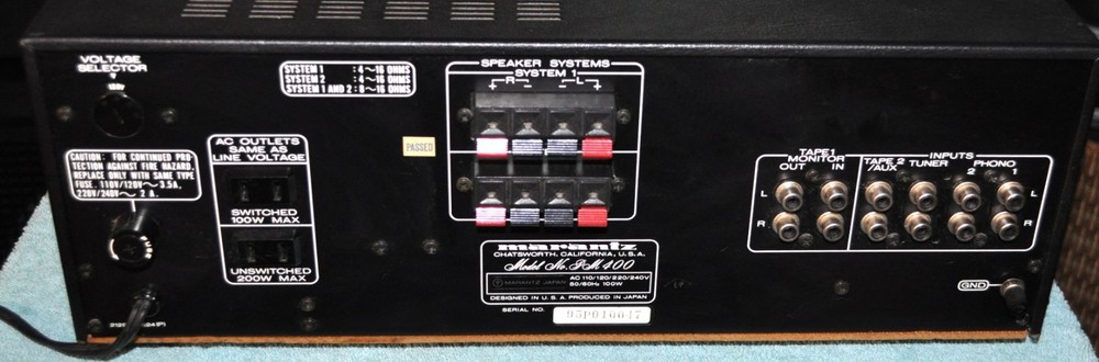 Marantz PM-400 Console Stereo Amplifier **TESTED NICE!**