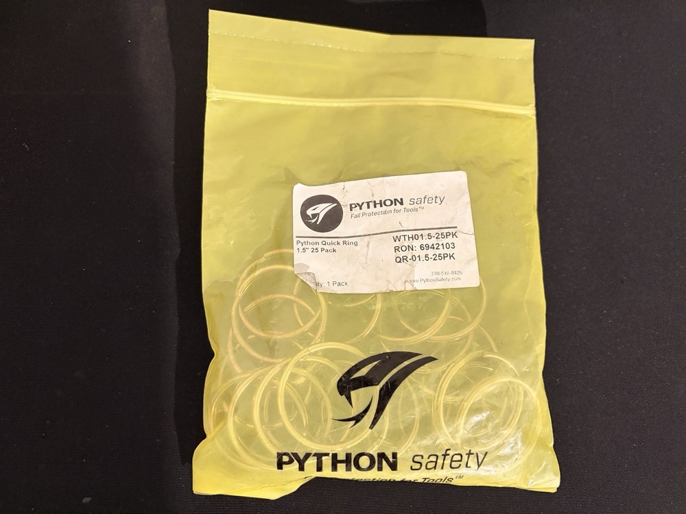 Python Safety Quick Ring (Model WTH01.5-25PK, RON 6942103) from 3M DBI-SALA