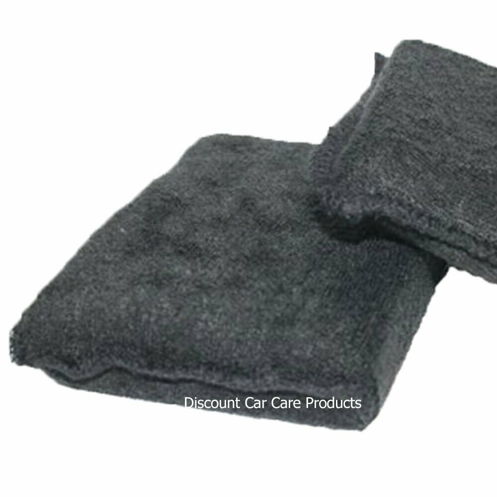 Microfiber Wax Applicator Pads Black | Car Wax Applicator Pad 5x3.75 | 36 Pack
