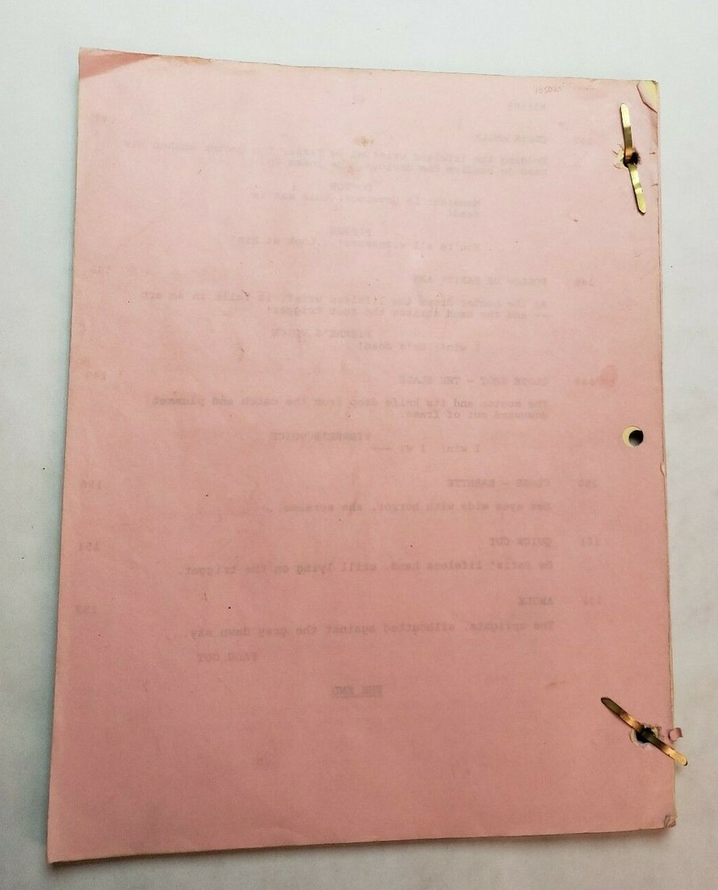 DARKROOM / Peter Allan Fields 1981 TV Series Script, James Coburn "Guillotine"