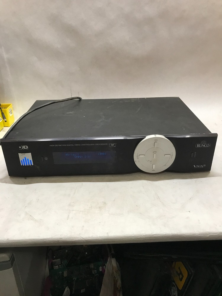 Runco VX2c DHD Projection Processor POWERS ON! For Parts UNTESTED SOLD AS IS -DW