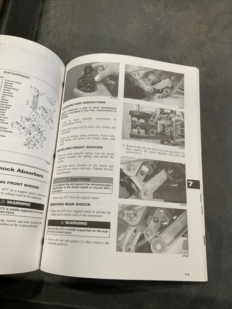 2004 ATV Service Manual -DVX 400