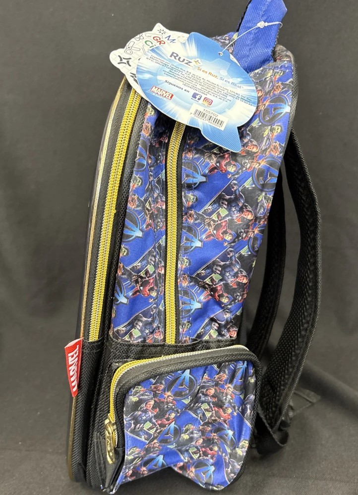 Marvel Avengers 3D Mini 2 Zip Backpack Adjustable Straps