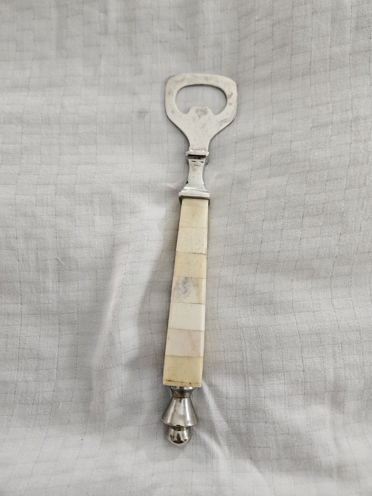 🍸Darren Ransdell 4-Piece Bar Tool Set – Bone Handles, MCM Elegance! 🍸🦴✨