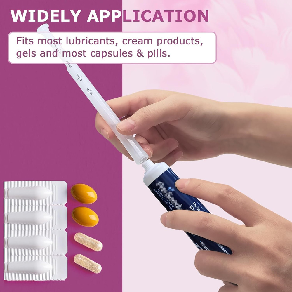 Disposable Vaginal Applicators – Updated with Dosage Markings, Individually Wrap