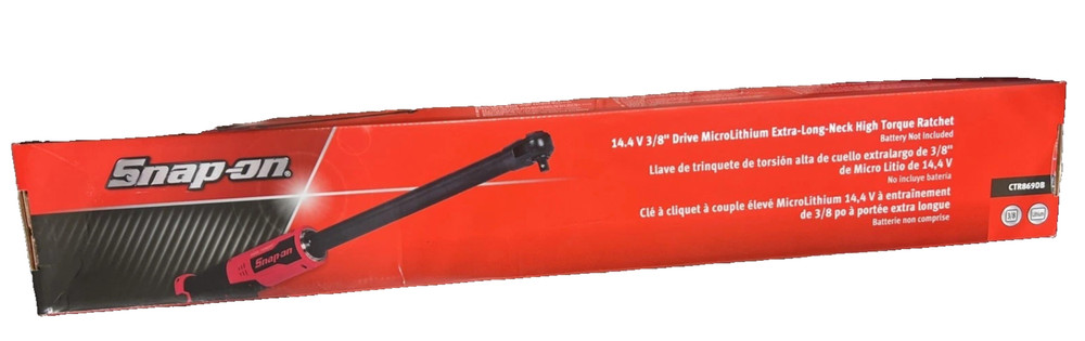 SNAP ON TOOLS CTR869 GM DB 3/8 EXTRA LONG HIGH TORQUE 14.4 RATCHET *TOOL ONLY*