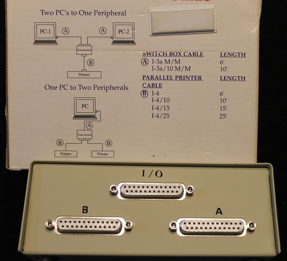 Interex MDS-1a External 2-Way Data Switch