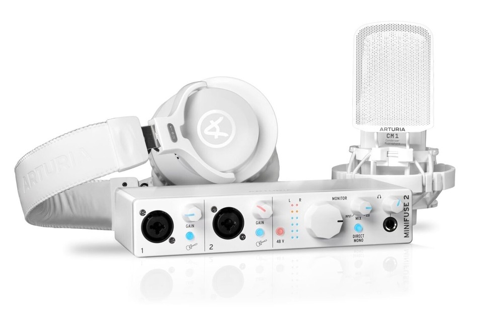 Arturia MiniFuse Recording Pack — USB Audio Interface Bundle with Condenser M...