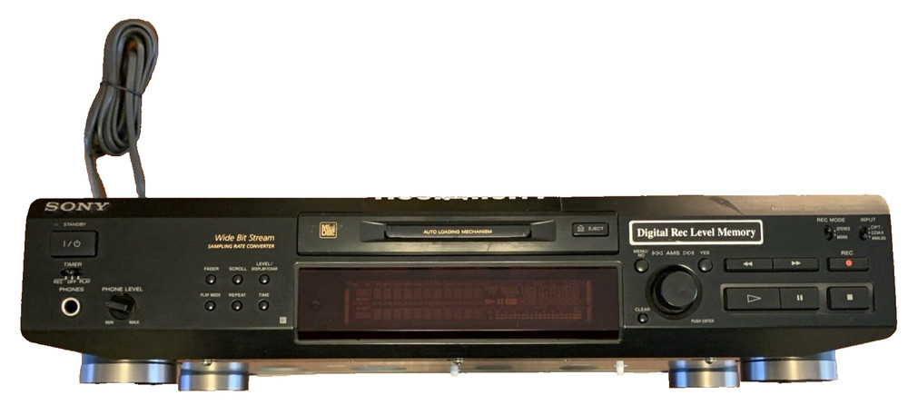 Sony MDS-JE520 Minidisc Deck Player Working | No Remote