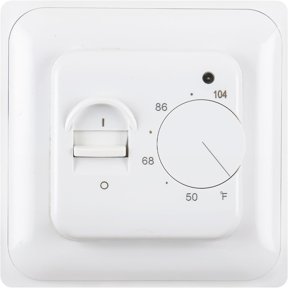 Baomain Home Nonprogrammable Thermostats, Radiant Floor Heating Temperature Manu