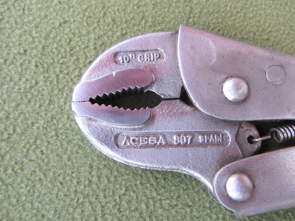Acesa 807 10" Self-Locking Mole Grips – Made in Spain
