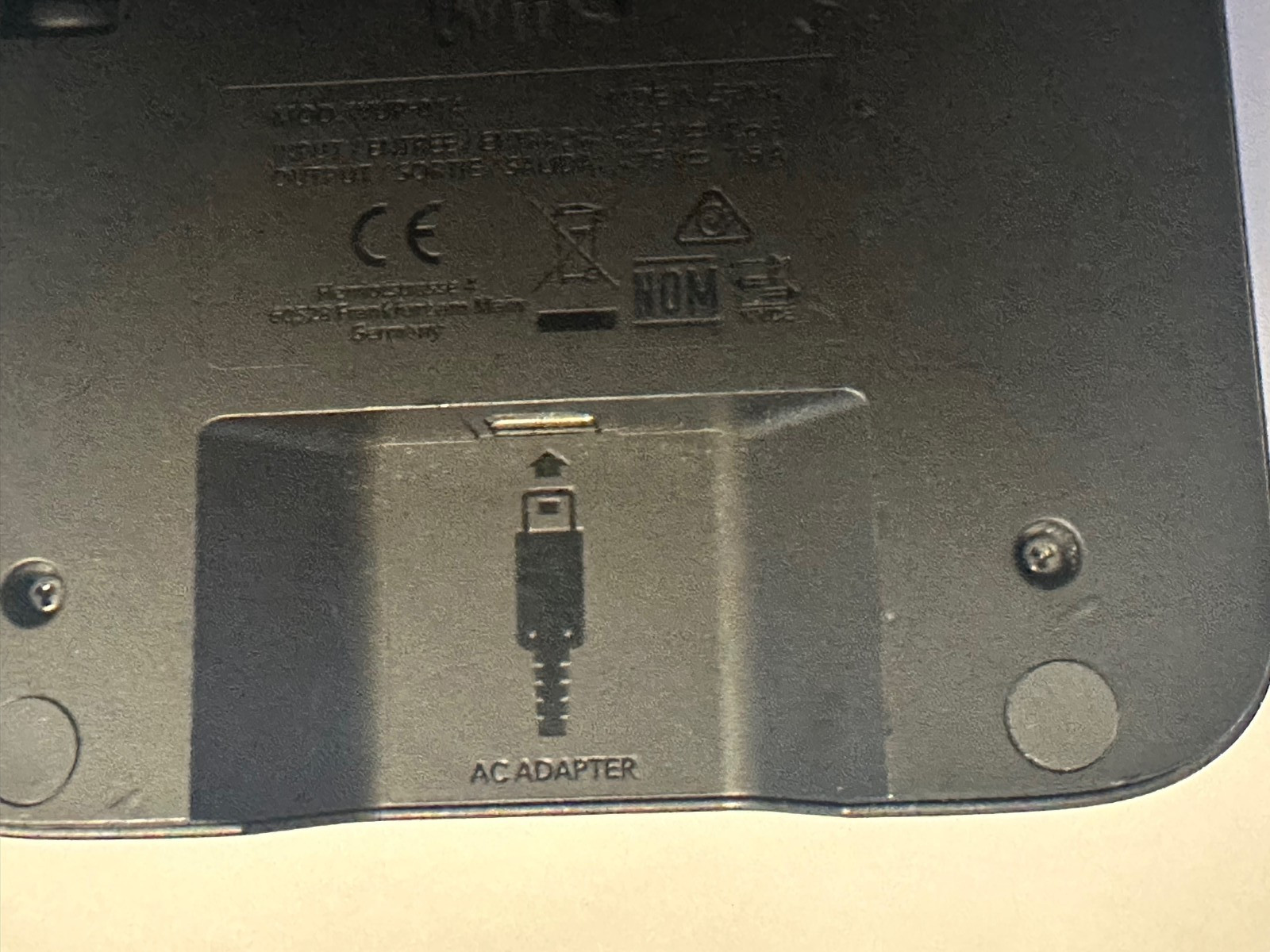 Genuine OEM Nintendo Wii U Gamepad Black Charge Dock Cradle WUP-014 Tested