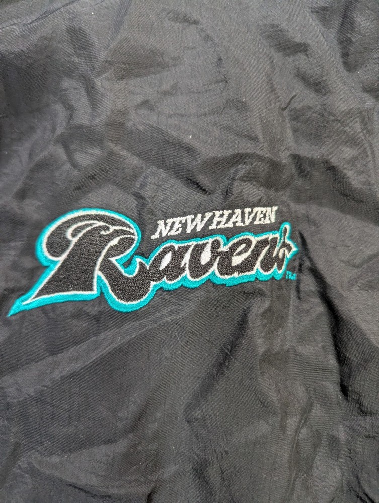 Vintage New Haven Ravens Pullover Large Spotlight MiLB Baseball