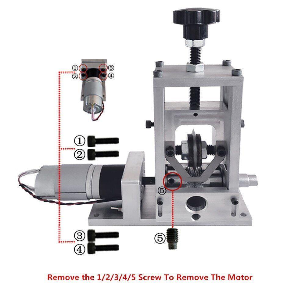 Electric Peeling Machine Manual Wire Stripping Automatic HandCrank Stripper new；