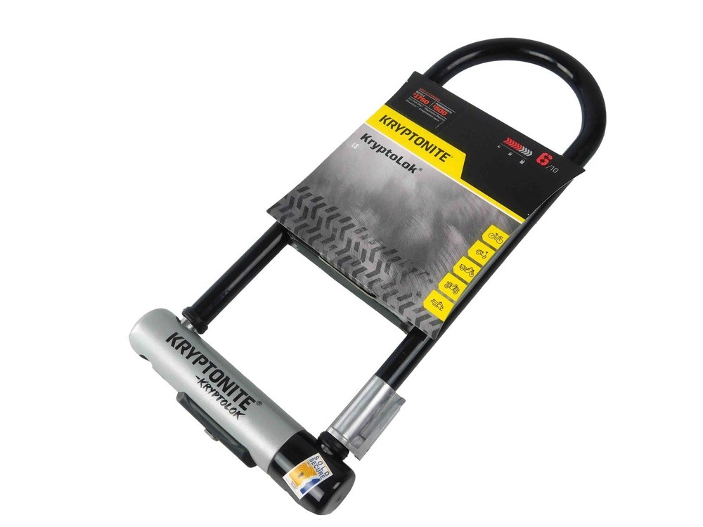 Kryptonite KryptoLok Series 2 LS FlexFrame-U bracket and 1007 7ft Looped cable