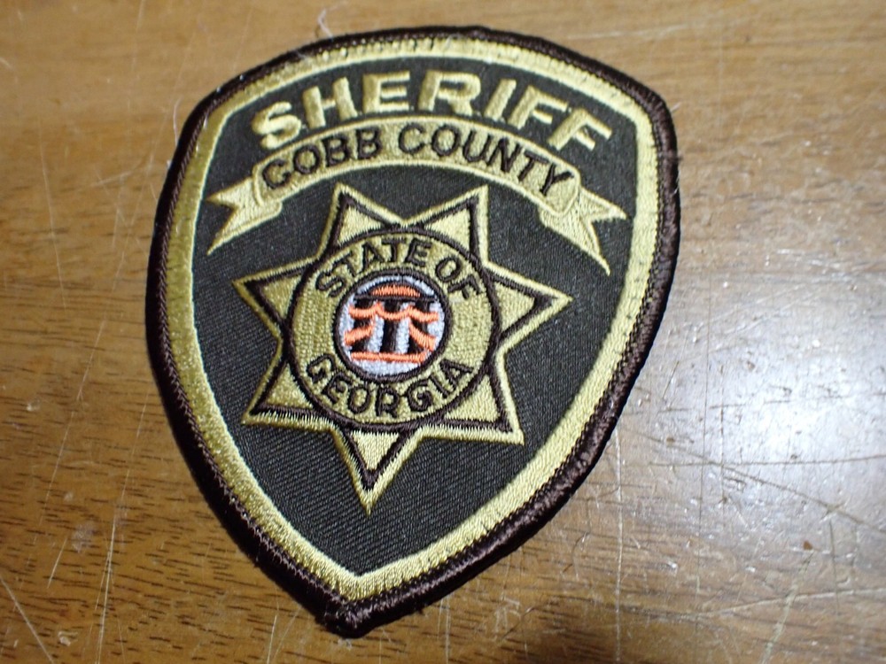 COBB COUNTY GEORGIA    EARLY OBSOLETE VEST PATCH BX H #60