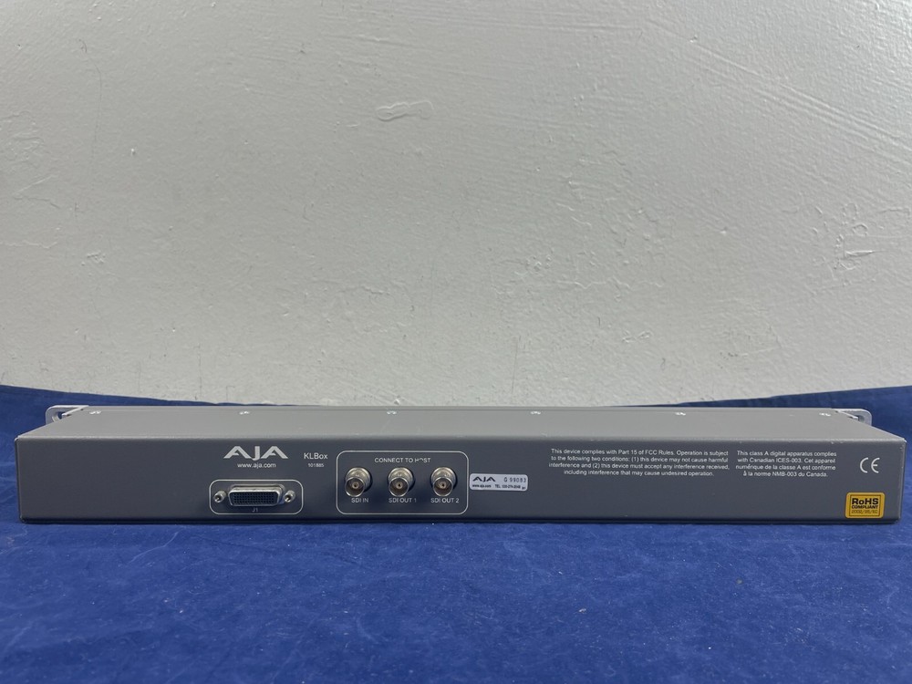 AJA KLBOX 101885 VIDEO EDITING HAREWARE BREAKOUT BOX