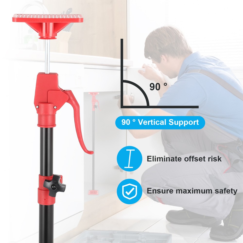 45"-114" Cabinet Jacks for Installing Cabinets, Adjustable Support Pole 2PCS