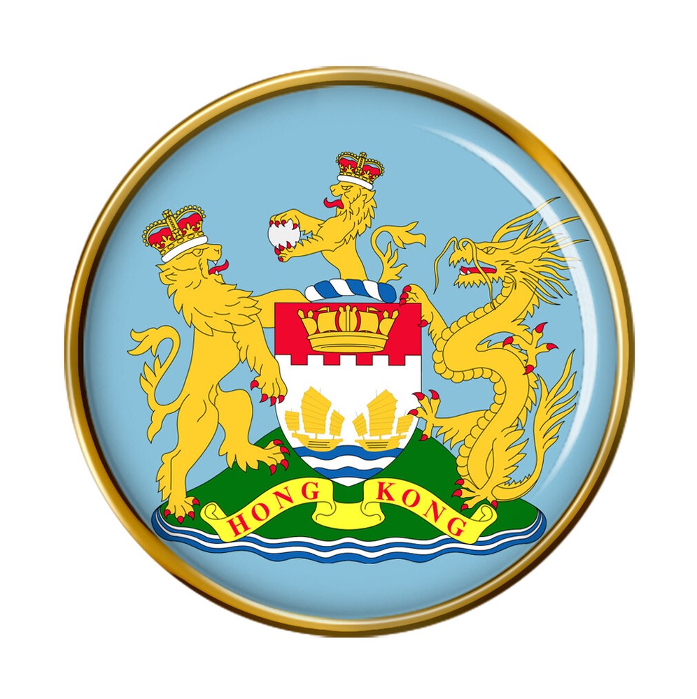British Hong Kong Pin Badge
