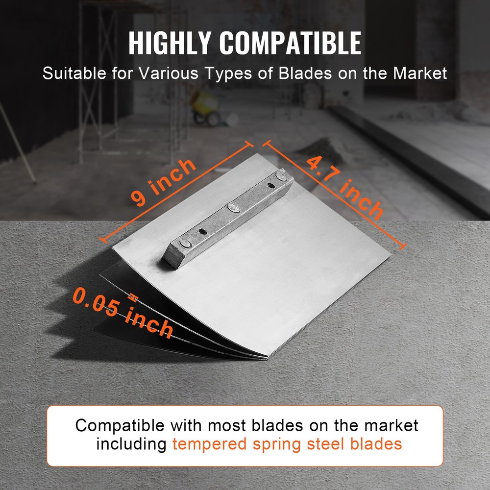 24” 6HP Walk-Behind Power Trowel Concrete Cement Surface with Float Pan