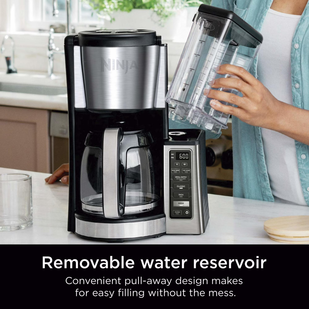 Ninja 12-Cup Programmable Coffee Brewer, 2 Brew Styles, Adjustable Warm Plate