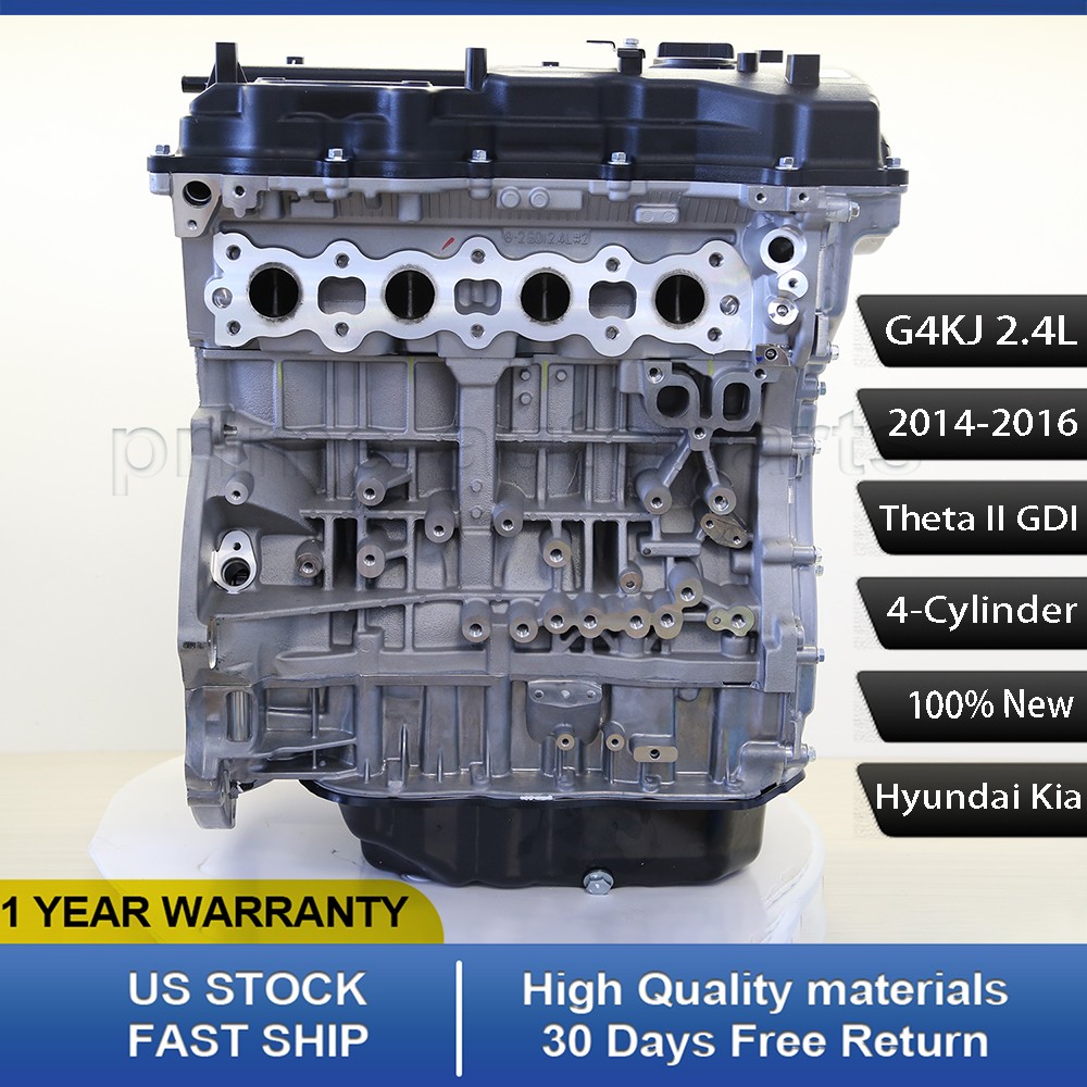 G4KJ 2.4L GDi Long Block Engine Assembly For Hyundai Tucson Kia Sportage 2014-16