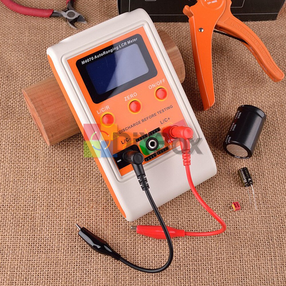 M4070 Handheld Auto range LCR Meter Capacitance Inductance Resistance Tester kit