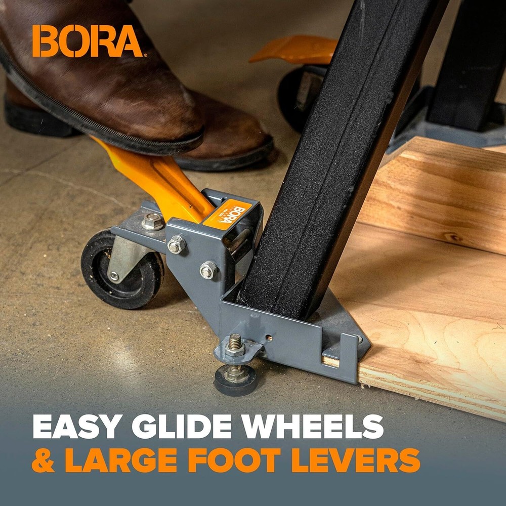 Mobile Base Kit Heavy Duty Adjustable Rolling Set Dolly Roller Frame and Casters