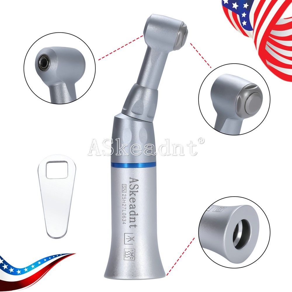 ASkeadnt Dental Low Slow Speed Push Button Contra Angle Handpiece E-type fo