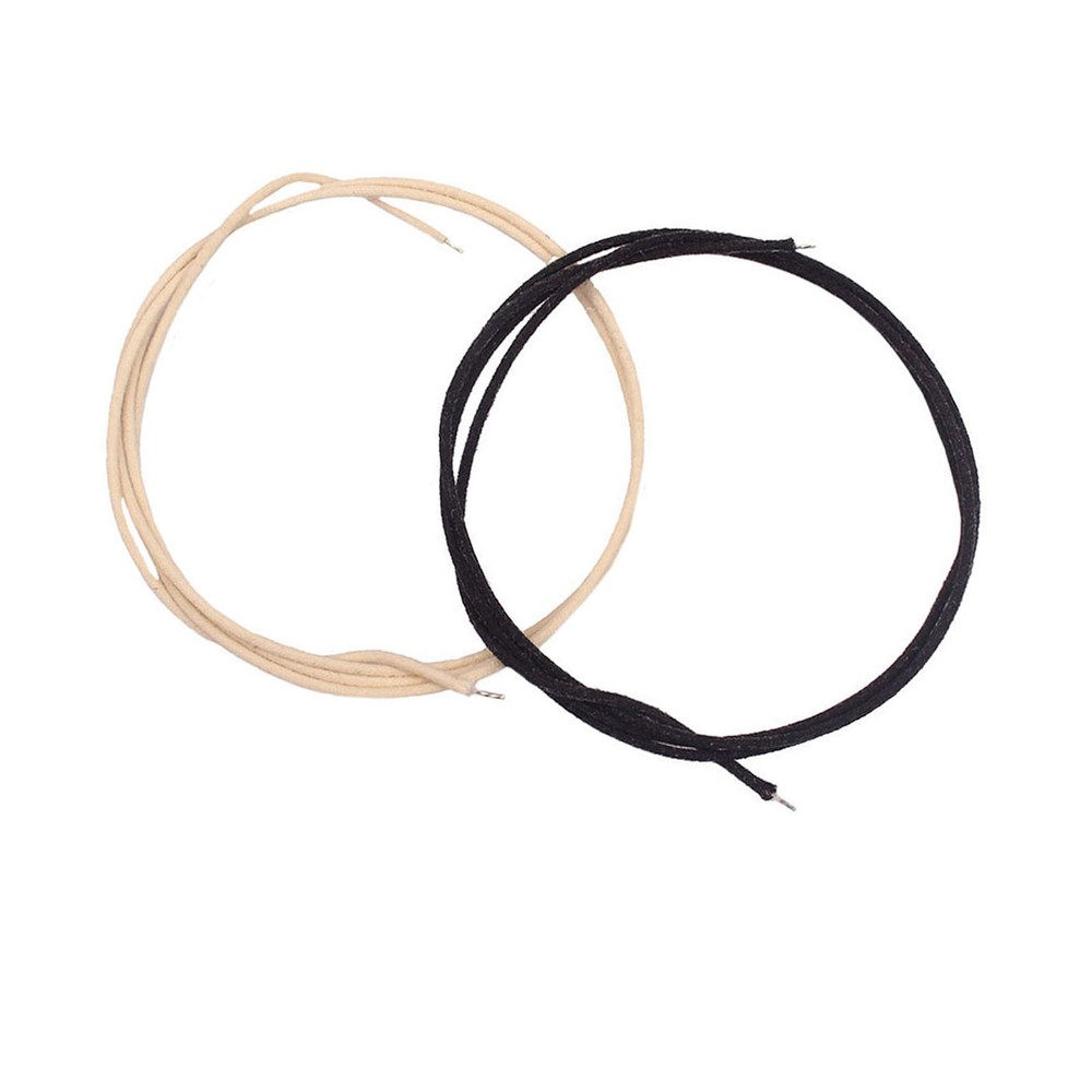 Black And White Single-core Copper Wire 1 Meter 2 Sets GU403