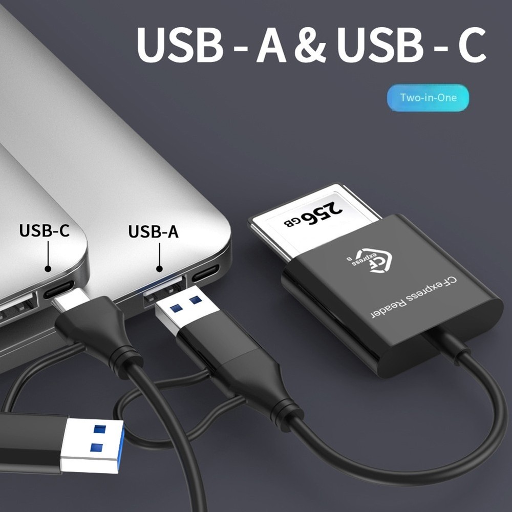 10Gbps CFexpress Type B Card Reader Writer USB3.2 Gen2 USB-C CFe Card5418