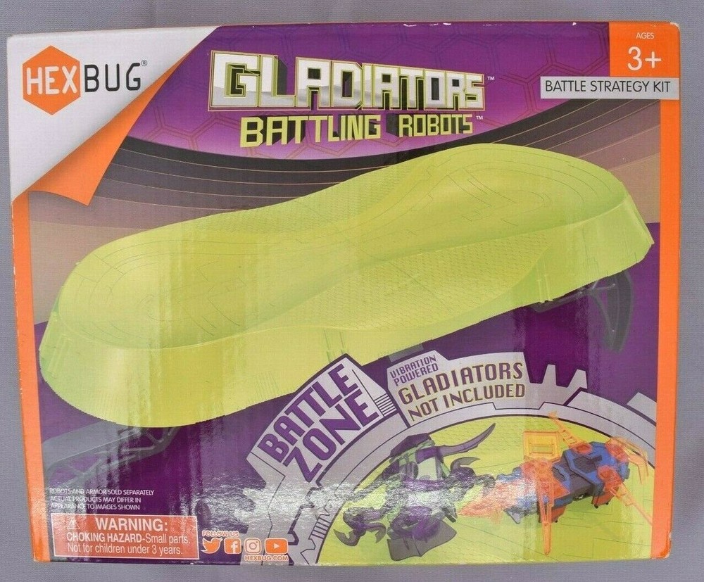 New HEXBUG Battle Strategy Kit Battle Zone for Gladiator Robots (not included)