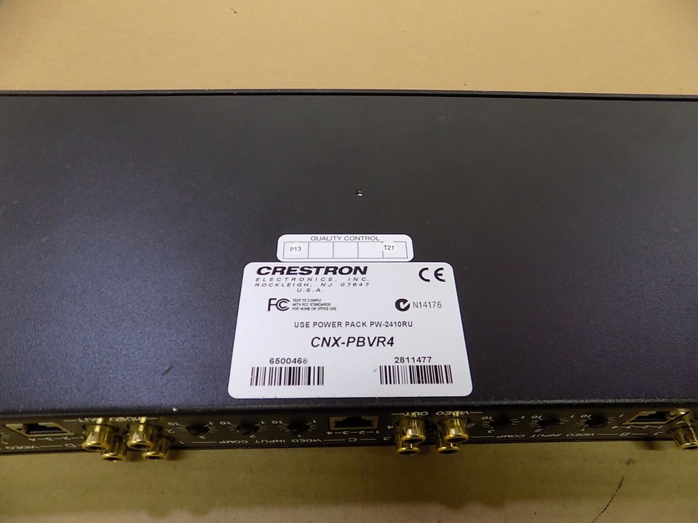 CRESTRON / CNX-PBVR4 / PROFESSIONAL BALANCED VIDEO RECEIVER
