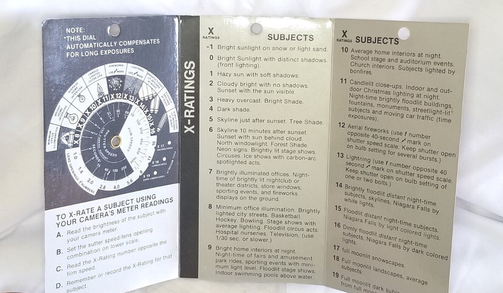 Harris Memory Meter II Dial To Improve Photographic Memory