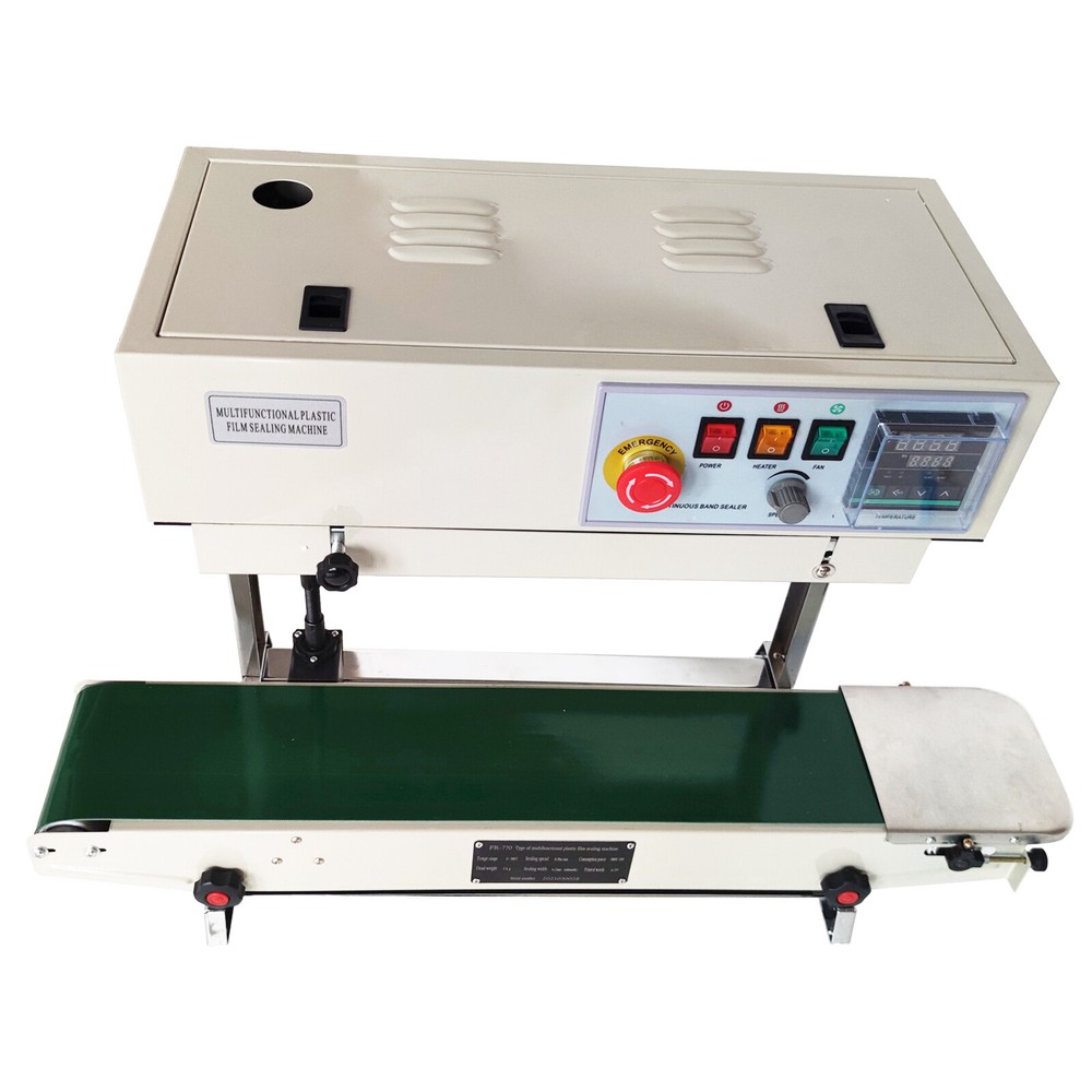 110V Vertical Type Digital Display Continuou Sealer Constant Temperature Control