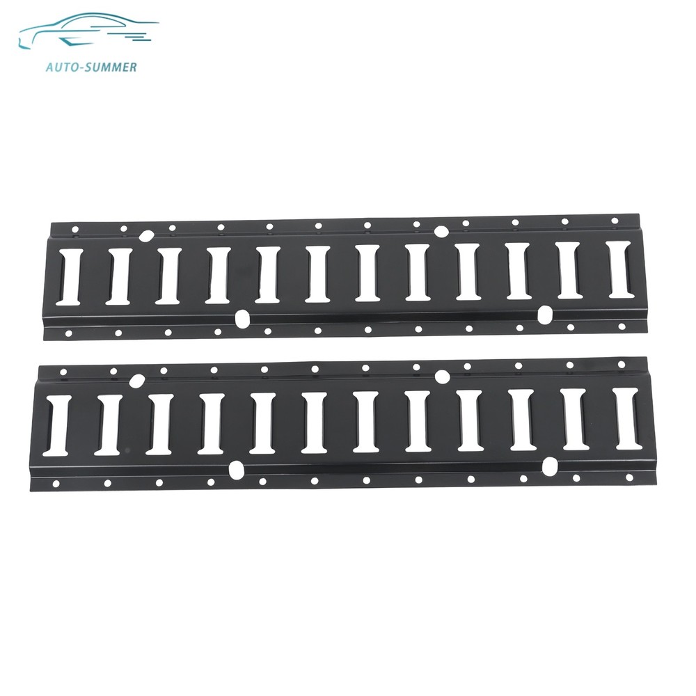 Durable 8 Pack 2' E Track Tie Down Rail Syste Portable Multi Purpose Black New