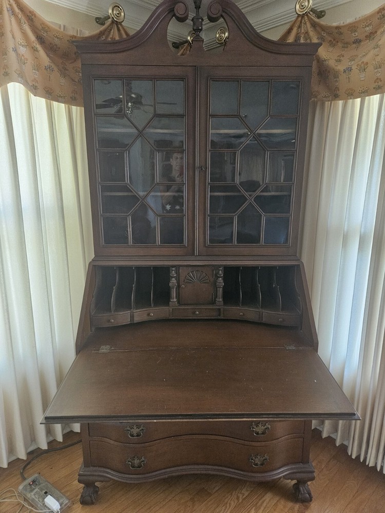chippendale secretary desk bookcase