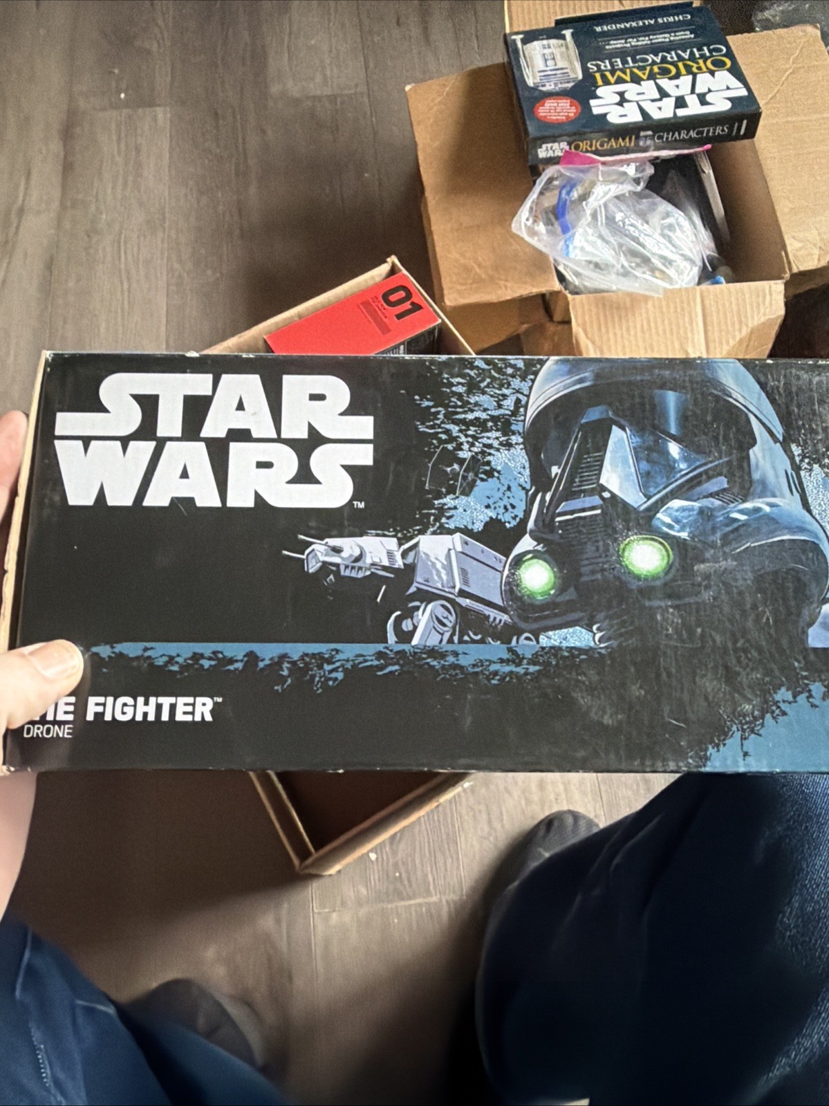 Star Wars AIR HOGS Tie Fighter Drone with Remote (Read Details)