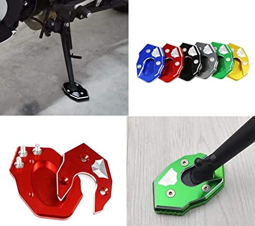 Motorcycle Kickstand Extender Foot Side Stand Extension Pad Support Plate
