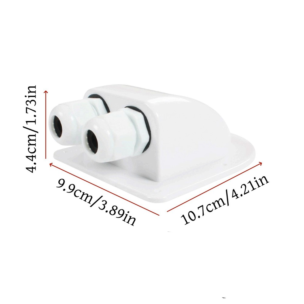 UV Resistant Cable Entry Box for Solar Panel Installations - IP68 Waterproof