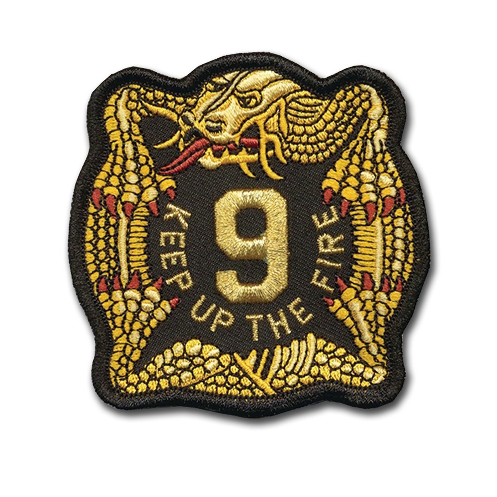 9th Infantry Regiment 3" Embroidered Patch   Manchu - Hook & Loop Backing - KUTF