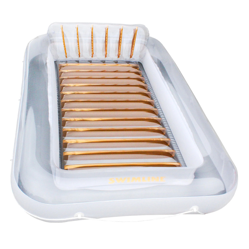 Luxe Edition rose gold tanning float raft