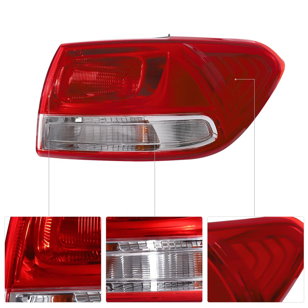 Halogen Tail Light Assembly for 2016-2018 Sorento Passenger Side 92402C6000