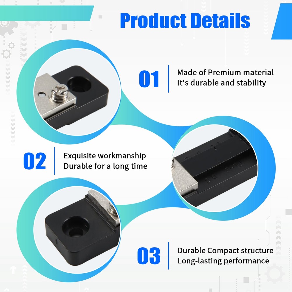 2PCS 0.28 Digital Volt Voltmeter Ammeter Meter DC 100V 50A 4478