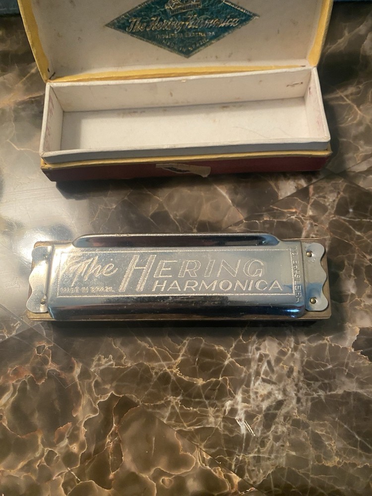 Hering Harmonica In Original Box Made In Brazil
