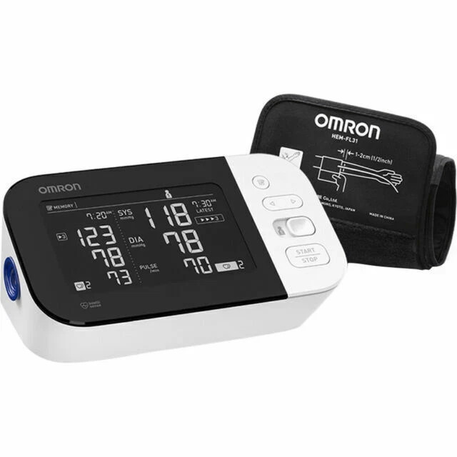 Omron® 10 Series® Upper Arm Blood Pressure Monitor, BP7465 w/ adapter - NEW