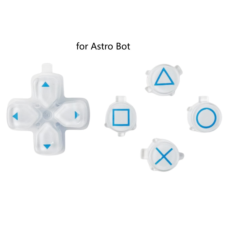 Theme Action Cross ABXY D-pad Direction Key Button Kit for PS5 Controller